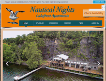 Tablet Screenshot of nauticalnights.com